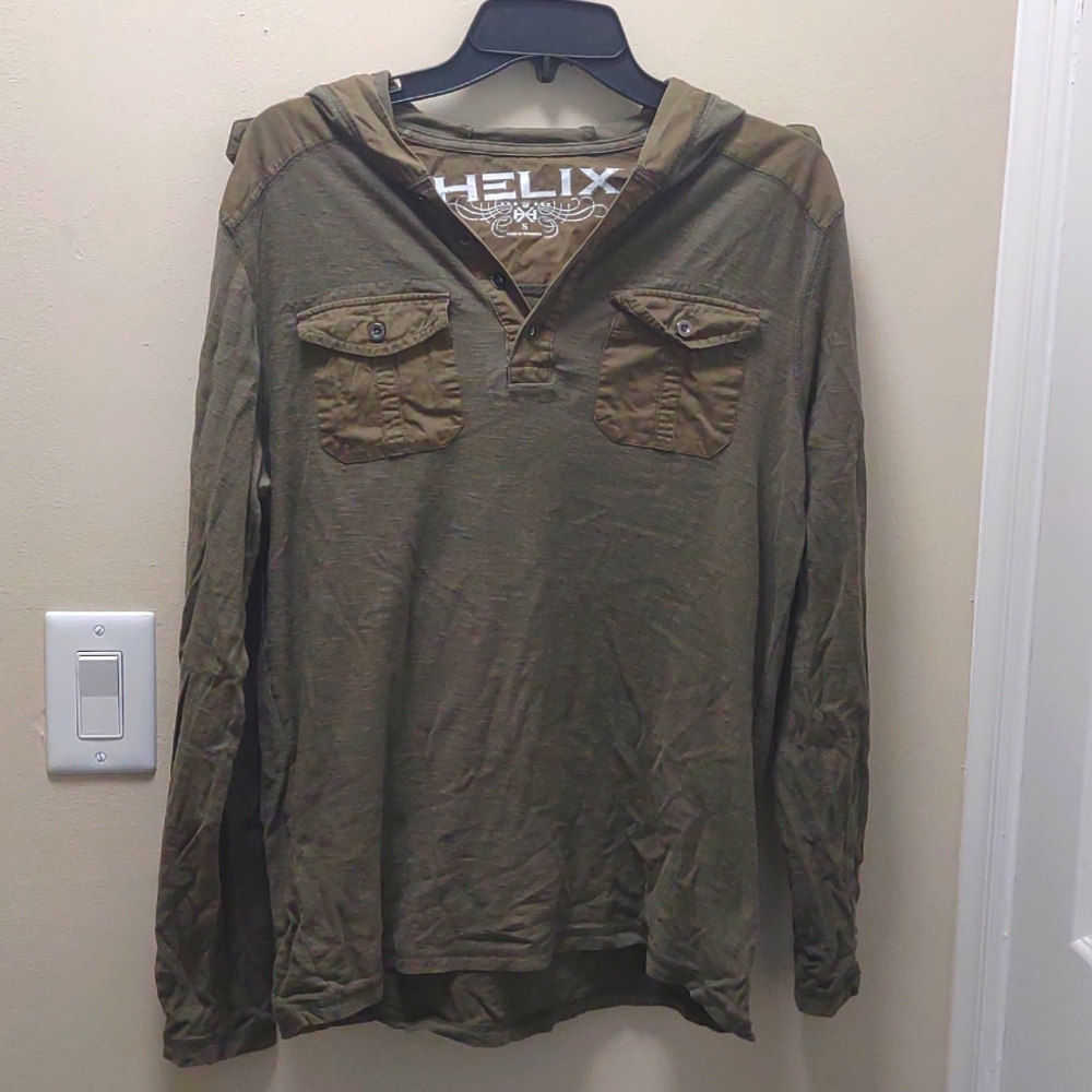 Men's Hooded Long sleeve